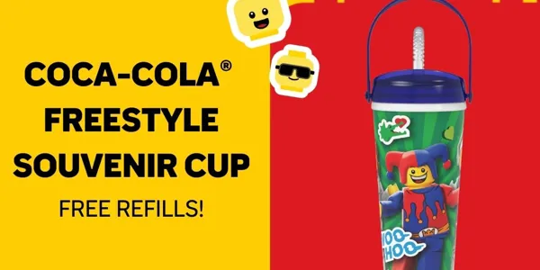 Get your Coca Cola Freestyle Souvenir Cup at LEGOLAND New York