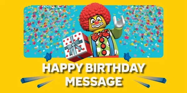 Happy Birthday Message at LEGOLAND New York